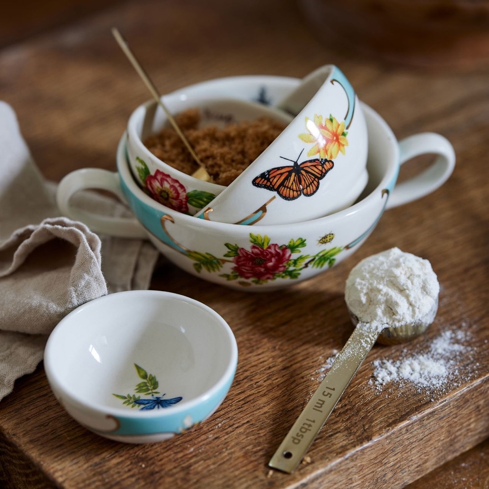 Anthropologie Band NEW, Lou Rota Mother Nature Measuring Cups, Set ot 4